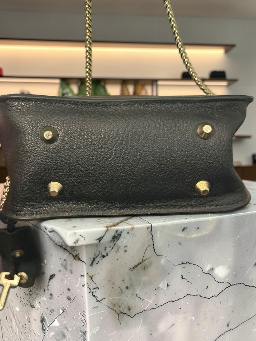 Furla Red Black White Geometric Crossbody Bag - Picture 7 of 12